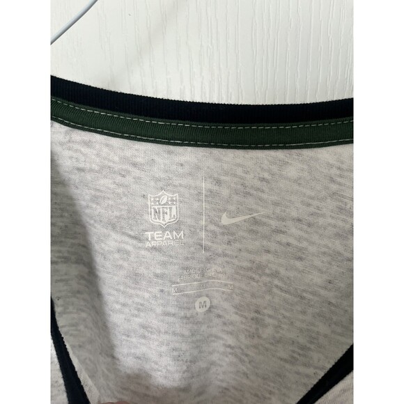 NEW YORK JETS AUTHENTIC NFL APPAREL WOMEN'S T-SHIRT Baseball Tee SIZE MEDIUM - Picture 3 of 4